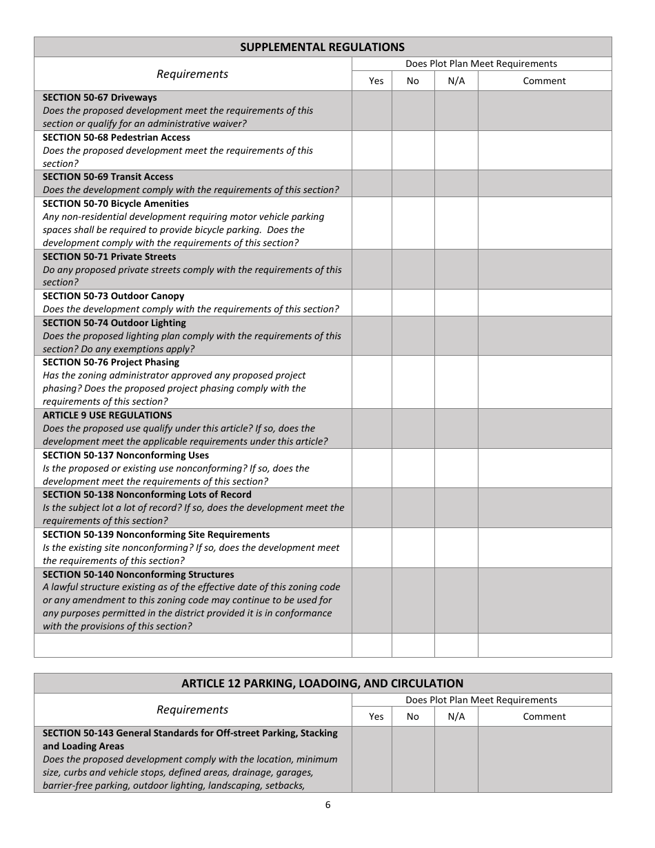 City of Flint, Michigan Site Plan Checklist - Fill Out, Sign Online and ...