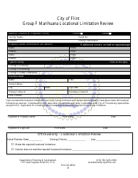 Group F Marihuana Facilities Special Regulated Use Permit/License Application - City of Flint, Michigan, Page 8