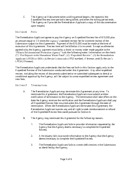 Agreement for Expedited Site Remediation Program Review - Illinois, Page 3