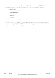 Form LA30 Part C Statement in Relation to an Application Under the Land Act 1994 Over State Land - Queensland, Australia, Page 2