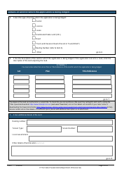 Form LA00 Part A Contact and Land Details - Queensland, Australia, Page 5
