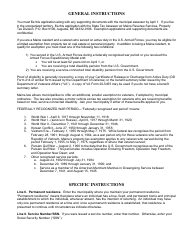 Property Tax Exemption Application for Veterans of the Armed Forces of the United States - Maine, Page 2