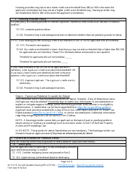 Individualized Assessment Credit Worksheet - Applying New York State Credit Policy for Applicants to State-Funded Housing - New York, Page 3
