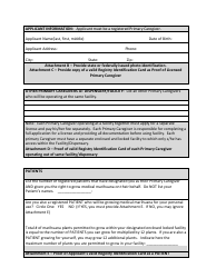 Medical Marihuana License Application for Facilities to Be Used by Primary Caregivers - City of Muskegon, Michigan, Page 3
