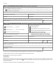 Form 4775 Application for Neighborhood Enterprise Zone Certificate - Michigan, Page 2