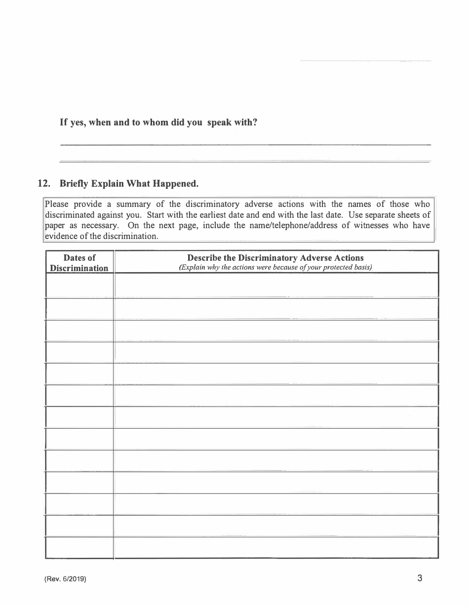 Pre-complaint Questionnaire - Real Property Transactions - Hawaii, Page 5