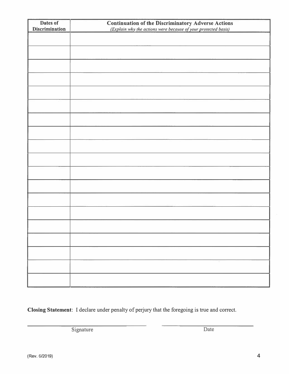 Pre-complaint Questionnaire - Real Property Transactions - Hawaii, Page 6