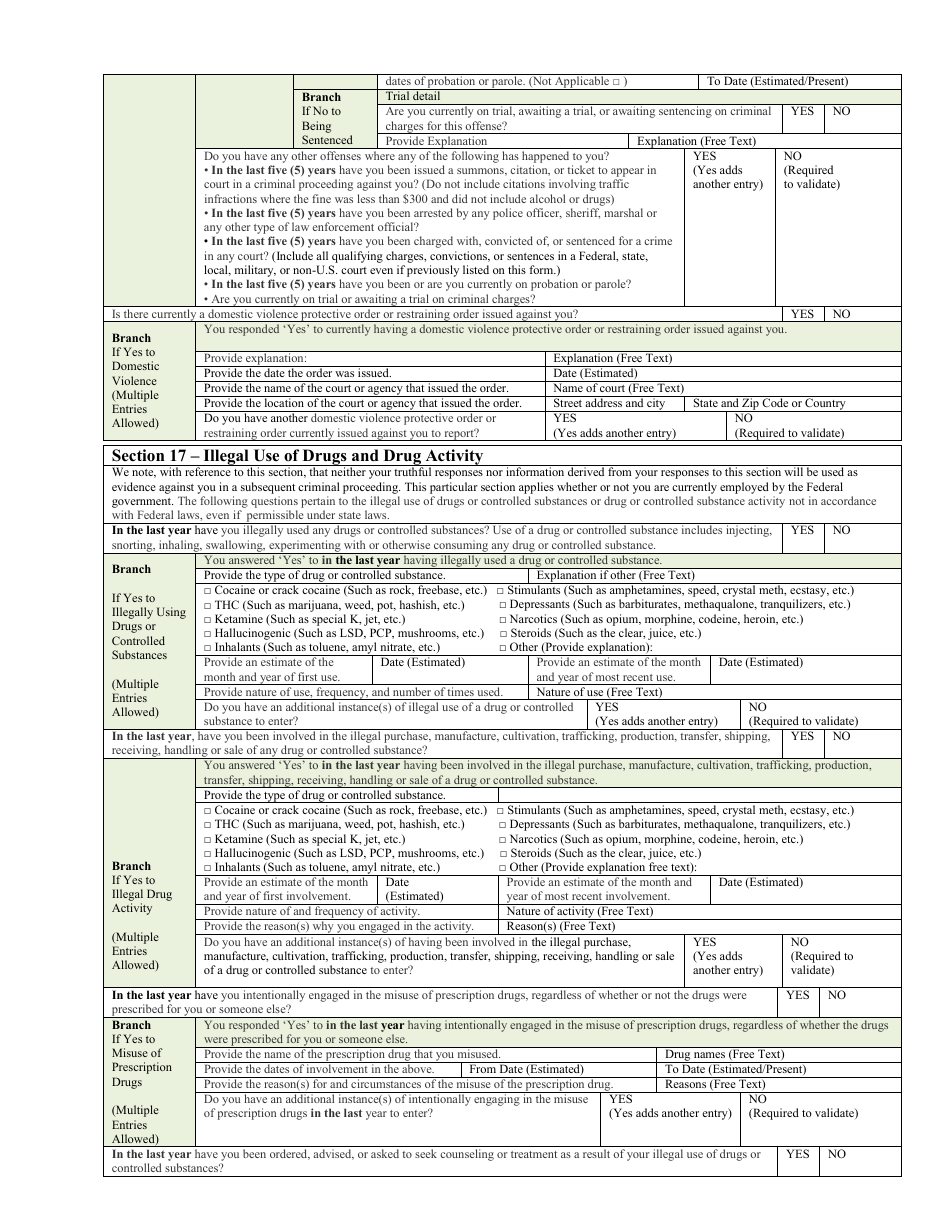 Form SF-85 - Fill Out, Sign Online And Download Printable PDF ...