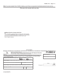 Form IT-2663 Nonresident Real Property Estimated Income Tax Payment Form for Use on Sale or Transfer of Real Property by a Nonresident of New York State - New York, Page 3