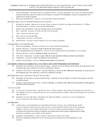 Registration for Water &amp; Wastewater Billing - New York City (English/French), Page 2