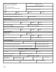 Form DSS-SE-408 Application for Child Support Services - South Dakota, Page 6