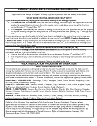 Form DSS-EA-297 Application for Energy Assistance - South Dakota, Page 2