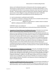 Memorandum of Understanding (Mou) - Restaurant Meal Program - Michigan, Page 6