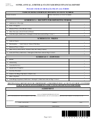 Form WV/BGO-3 Super, Annual, Limited &amp; State Fair Bingo Financial Report - West Virginia, Page 2