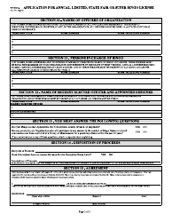 Form WV/BGO-1 Application for Annual, Limited, State Fair or Super Bingo License - West Virginia, Page 3