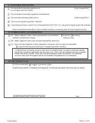Adult Community Mental Health Center Screening Form - Kansas, Page 11