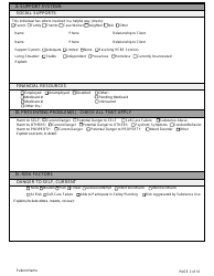 Adult Community Mental Health Center Screening Form - Kansas, Page 2
