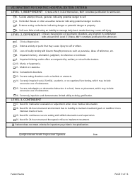 Adult Community Mental Health Center Screening Form - Kansas, Page 9
