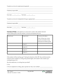 Form 5 Individualized Education Program (Iep) - Vermont, Page 10