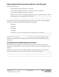 Form 5 Individualized Education Program (Iep) - Vermont, Page 19