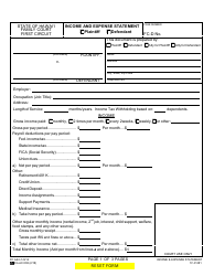 Form 1F-P-081 Income and Expense Statement - Hawaii, Page 2