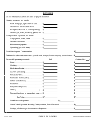 Form 1F-P-081 Income and Expense Statement - Hawaii, Page 3