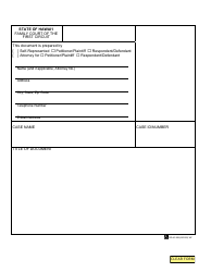 Form 1F-P-063 Asset and Debt Statement (Form Only) - Hawaii