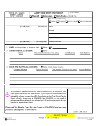Form 1F-P-063 Asset and Debt Statement (Form Only) - Hawaii, Page 2