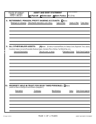 Form 1F-P-063 Asset and Debt Statement (Form Only) - Hawaii, Page 4
