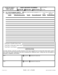 Form 1F-P-063 Asset and Debt Statement (Form Only) - Hawaii, Page 5