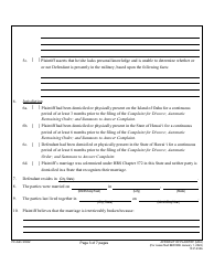 Form 1F-P-333A Affidavit of Plaintiff (For Cases Filed Before January 1, 2022) - Hawaii, Page 3