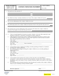 Form 1F-P-704 Custody/Visitation Statement - Hawaii, Page 2
