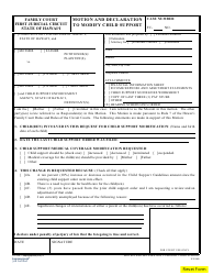 Form 1F-P-580 Motion and Declaration to Modify Child Support - Hawaii, Page 2