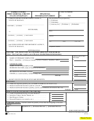 Form 1F-P-581 Financial Information Sheet - Hawaii, Page 2