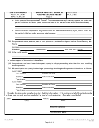 Form 1F-P-850 Motion and Declaration for Pre-decree Relief - Hawaii, Page 4