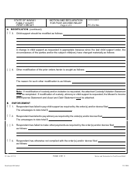 Form 1F-P-854 Motion and Declaration for Post-decree Relief - Hawaii, Page 3