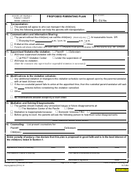 Form 1F-P-859 Proposed Parenting Plan - Hawaii, Page 5