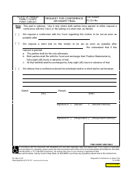 Form 1F-P-860 Request for Conference or Short Trial - Hawaii, Page 2