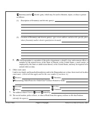 Form 1F-P-752A Petition for an Order for Protection - Hawaii, Page 6