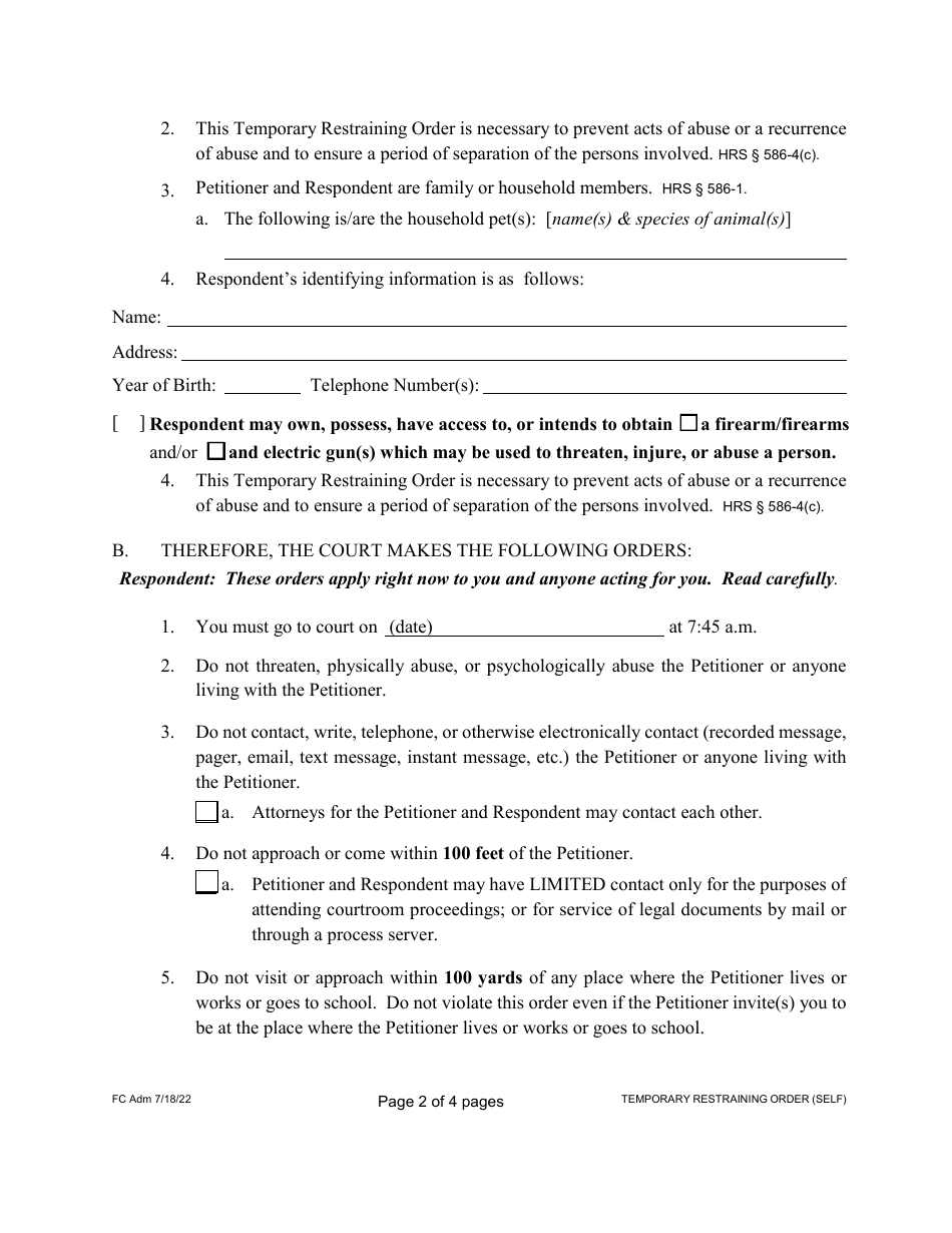 Form 1F-P-750 Download Fillable PDF Or Fill Online Proposed Temporary ...