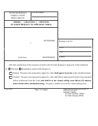 Proposed Order Regarding Ex Parte Request to Appear by Video - Hawaii, Page 2
