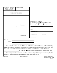 Form 1F-P-3045 Proposed Notice of Hearing - Hawaii, Page 2