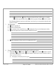 Form 1F-P-754A Petition for an Order for Protection on Behalf of Family or Household Member(S) - Hawaii, Page 4