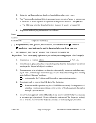 Form 1F-P-756 Proposed Temporary Restraining Order - Hawaii, Page 3