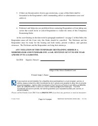 Form 1F-P-756 Proposed Temporary Restraining Order - Hawaii, Page 5