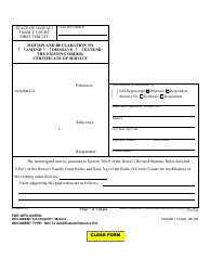 Document preview: Form 1F-P-753A Motion and Declaration to Amend, Dissolve, or Extend the Existing Order - Hawaii