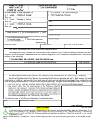 Form 1F-P-880 Adoption Decree of a Child(Ren) - Hawaii, Page 2