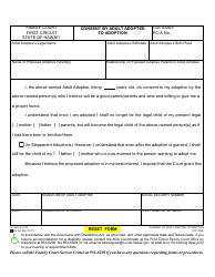 Form 1F-P-1086 Consent by Adult Adoptee to Adoption - Hawaii, Page 2