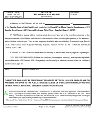 Form 1F-P-1041 Notice of Time and Place of Hearing (By Publication) - Hawaii, Page 3