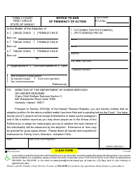 Form 1F-P-2028 Notice to DHS of Pendency of Action - Hawaii, Page 2